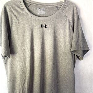 Under Armour Heatgear Gray 2XL Short Sleeve Shirt